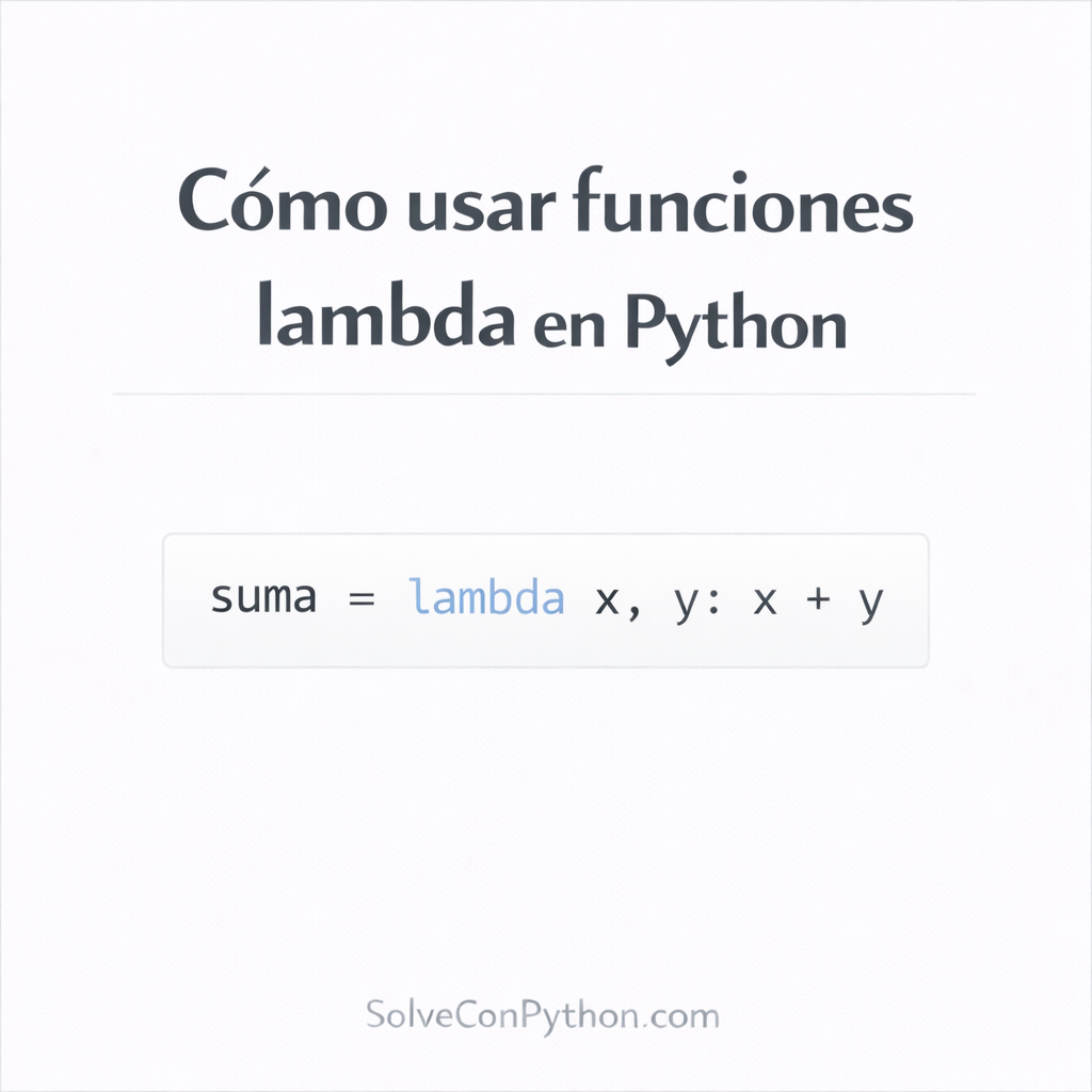 ¿Cómo usar funciones lambda en Python? Usos comunes y límites ...