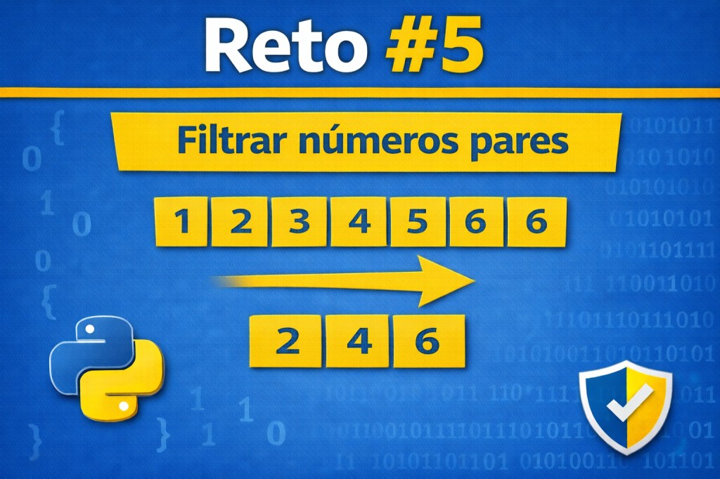 Reto #5 Filtrar números pares