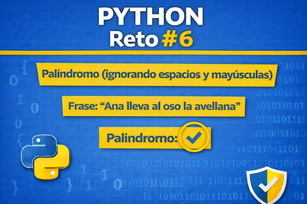 Reto #6 Palíndromo (ignorando espacios y mayúsculas)